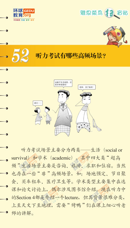 听力考试有哪些高频场景？